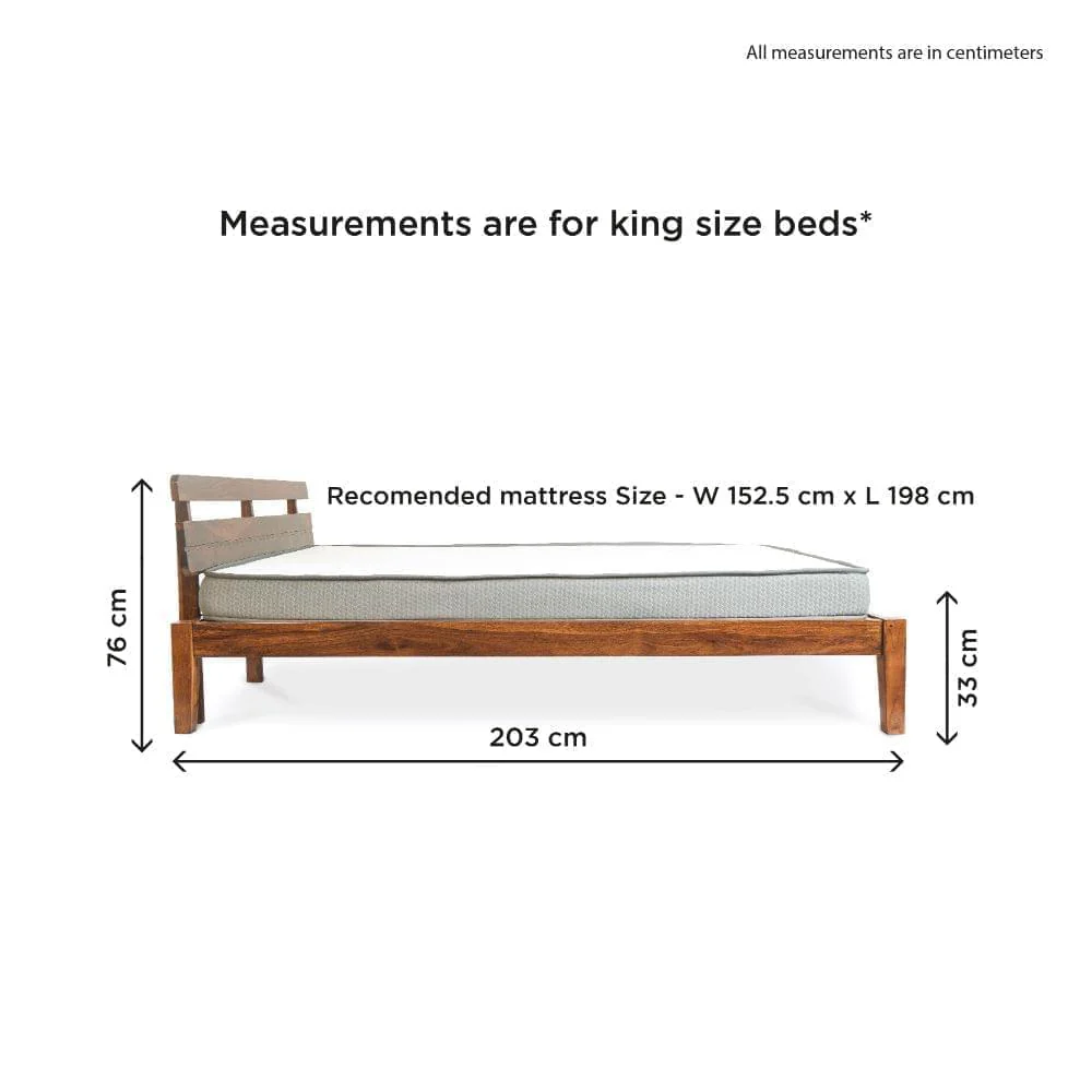 Admire Sheesham Wood Bed - Image 7