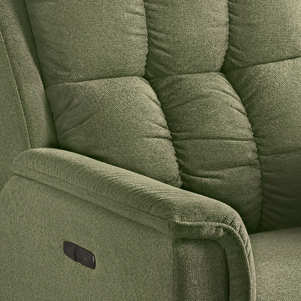 Avalon Elite mov.E Hunter Green Fabric 2 Seater Sofa - Image 6