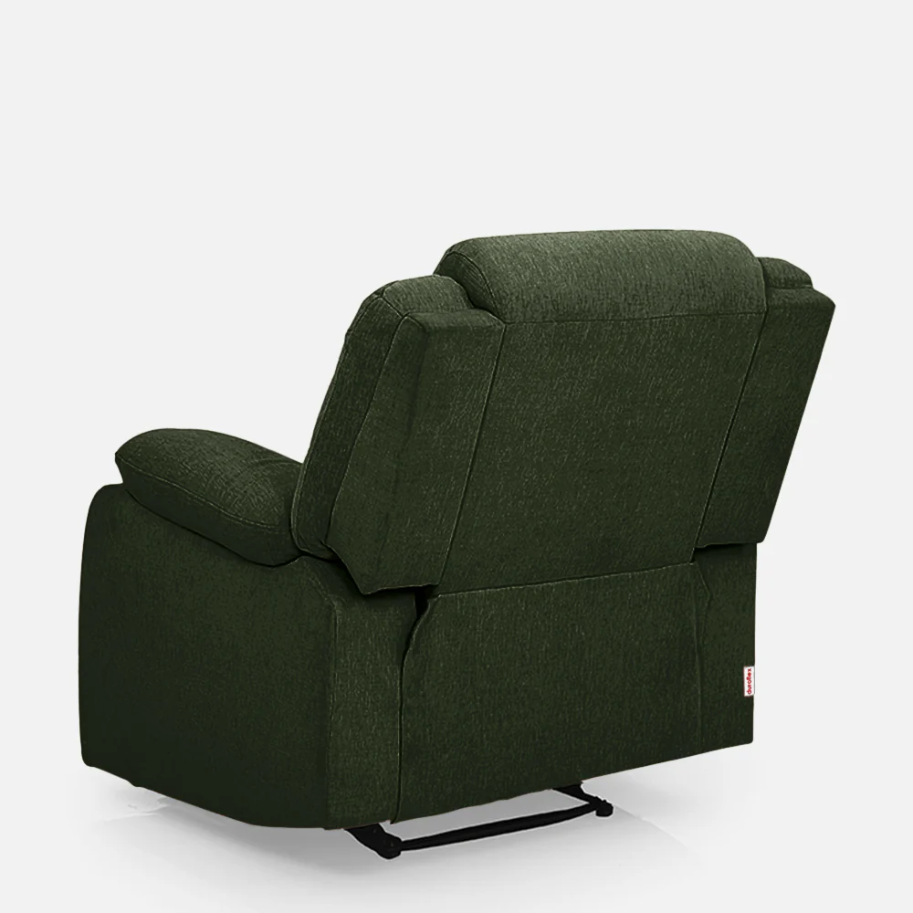 Avalon Motorized Electric Powered Sap Green Fabric Recliner - Image 11