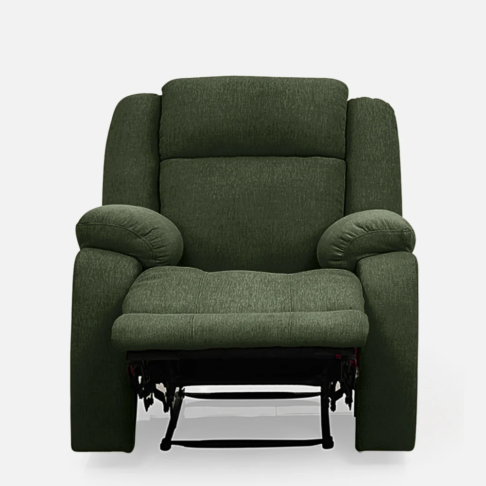 Avalon Motorized Electric Powered Sap Green Fabric Recliner - Image 4