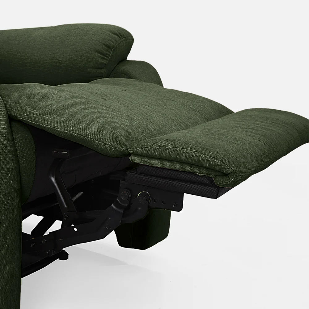 Avalon Motorized Electric Powered Sap Green Fabric Recliner - Image 8