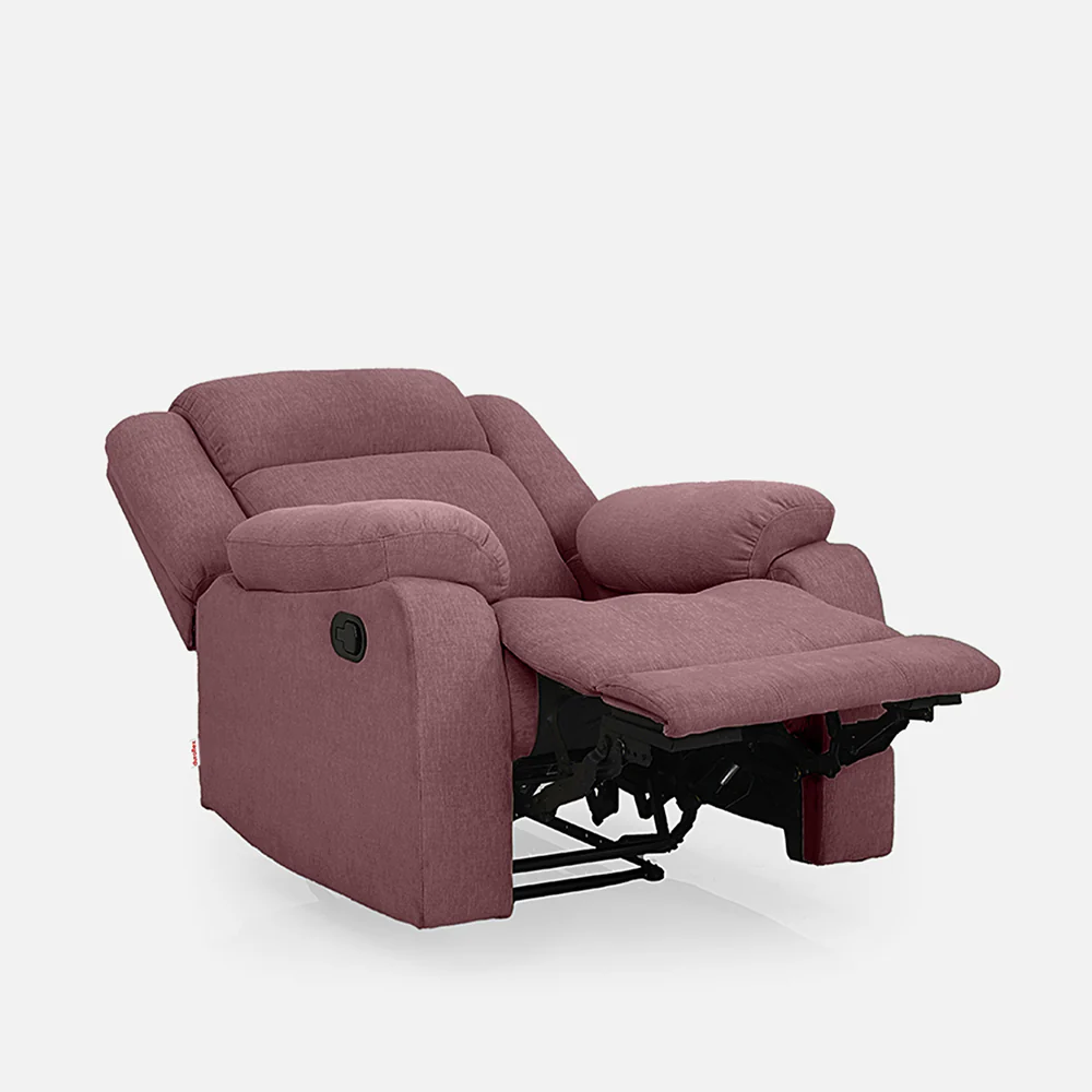 Avalon Pink Fabric Recliner - Image 7