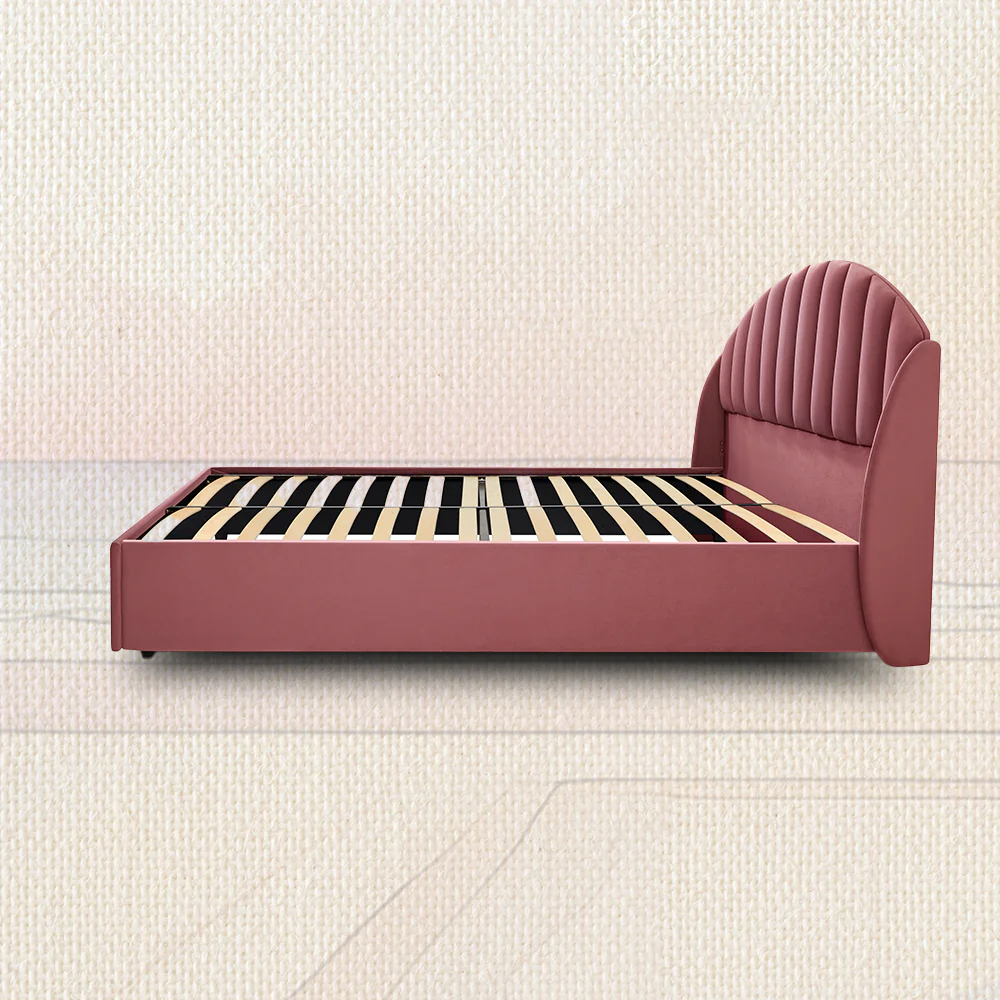 Celeste Rose Dawn Upholstered Bed - Pink - Image 3