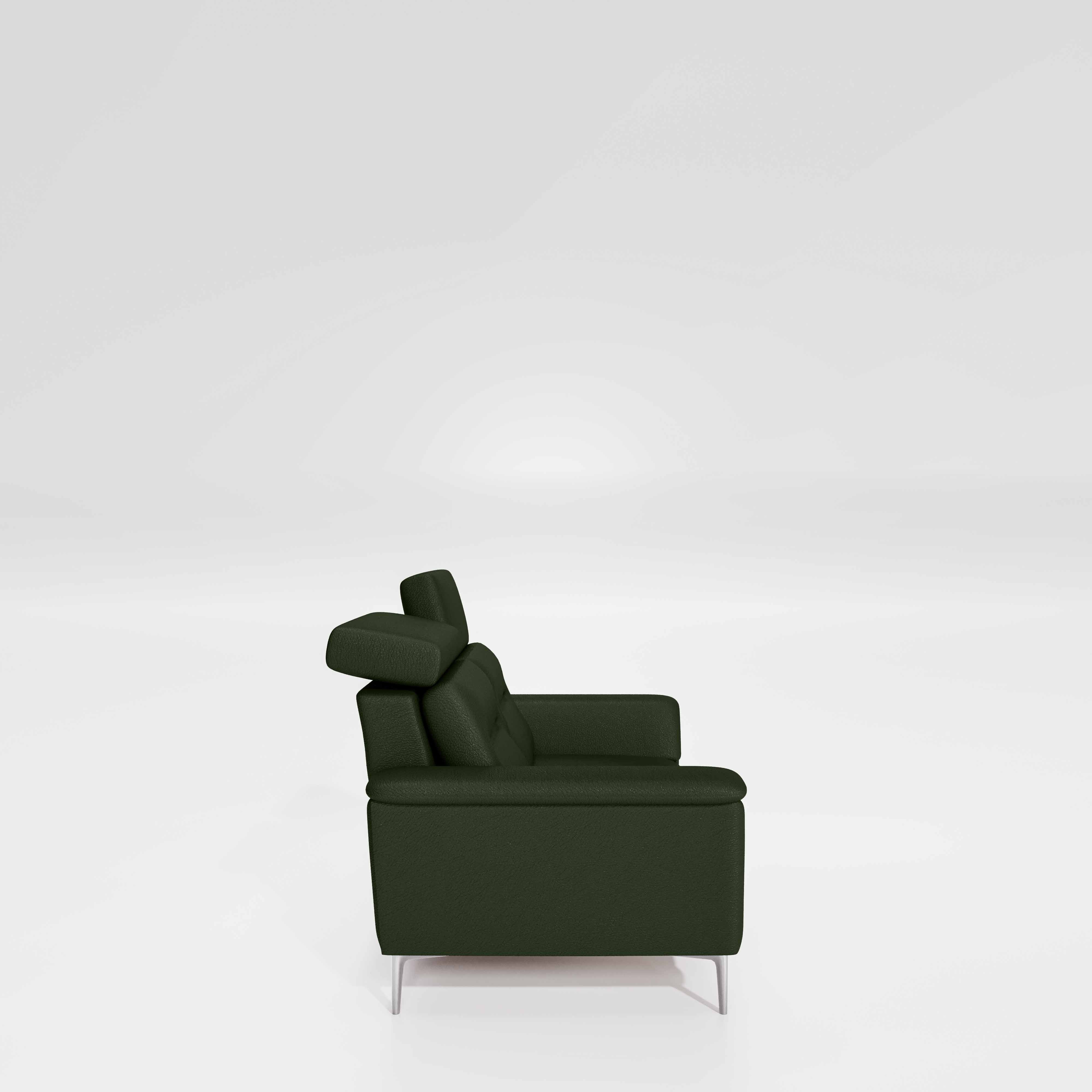 Cresendo 2 Seater Leatherette fabric - Black Forest - Image 5