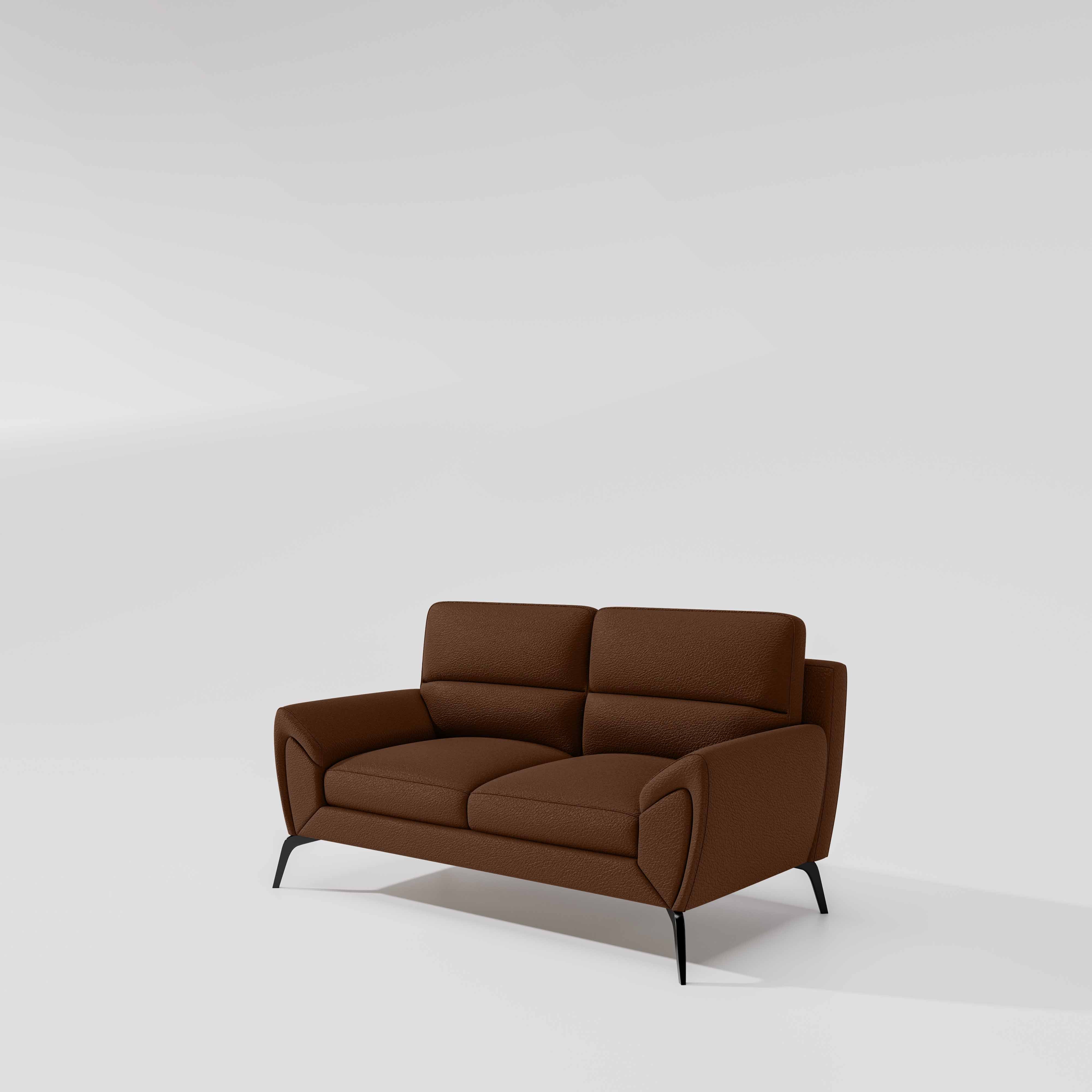 Octave 2 Seater Suede Fabric - Cappuccino - Image 4