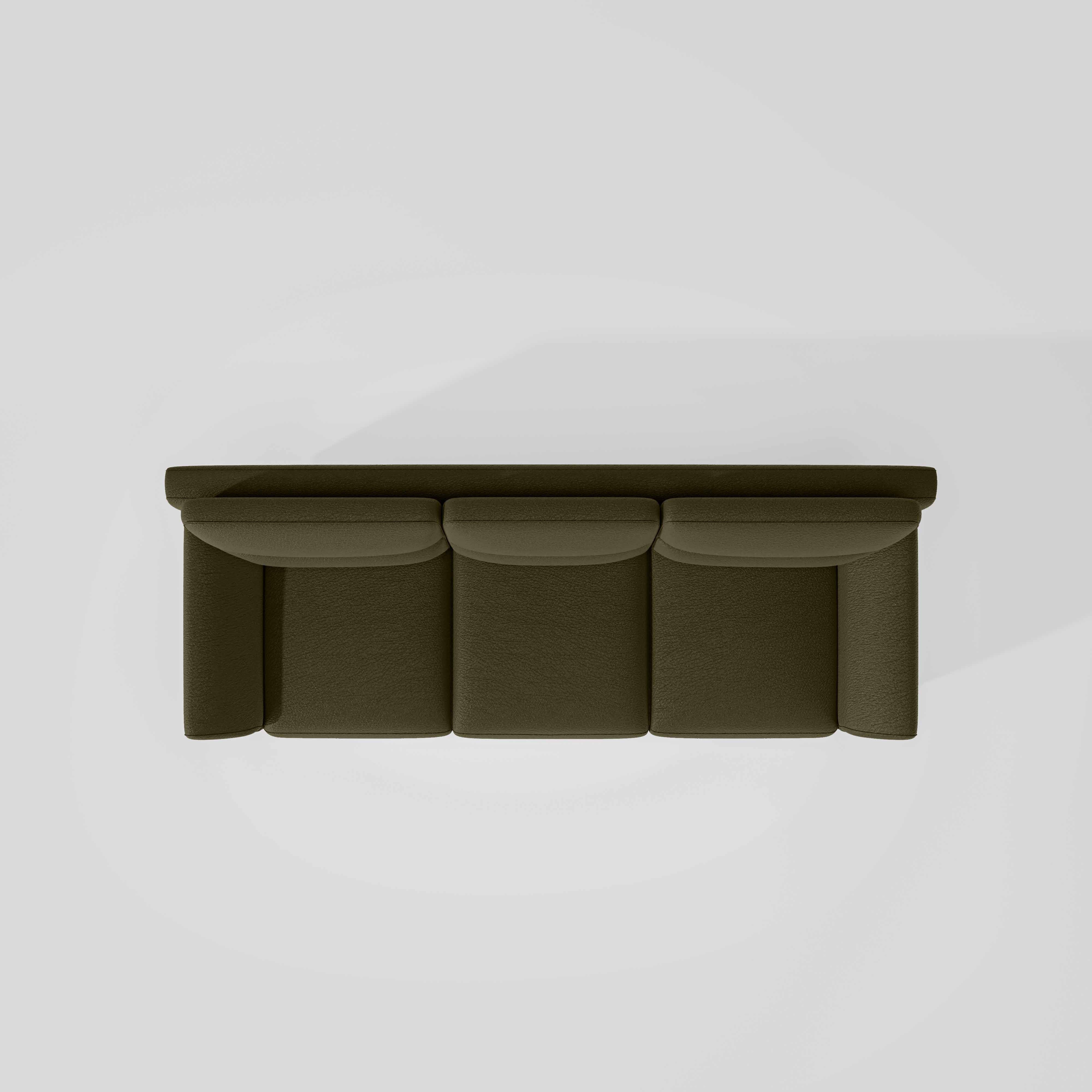 Octave 3 Seater Suede fabric - Avocado - Image 6