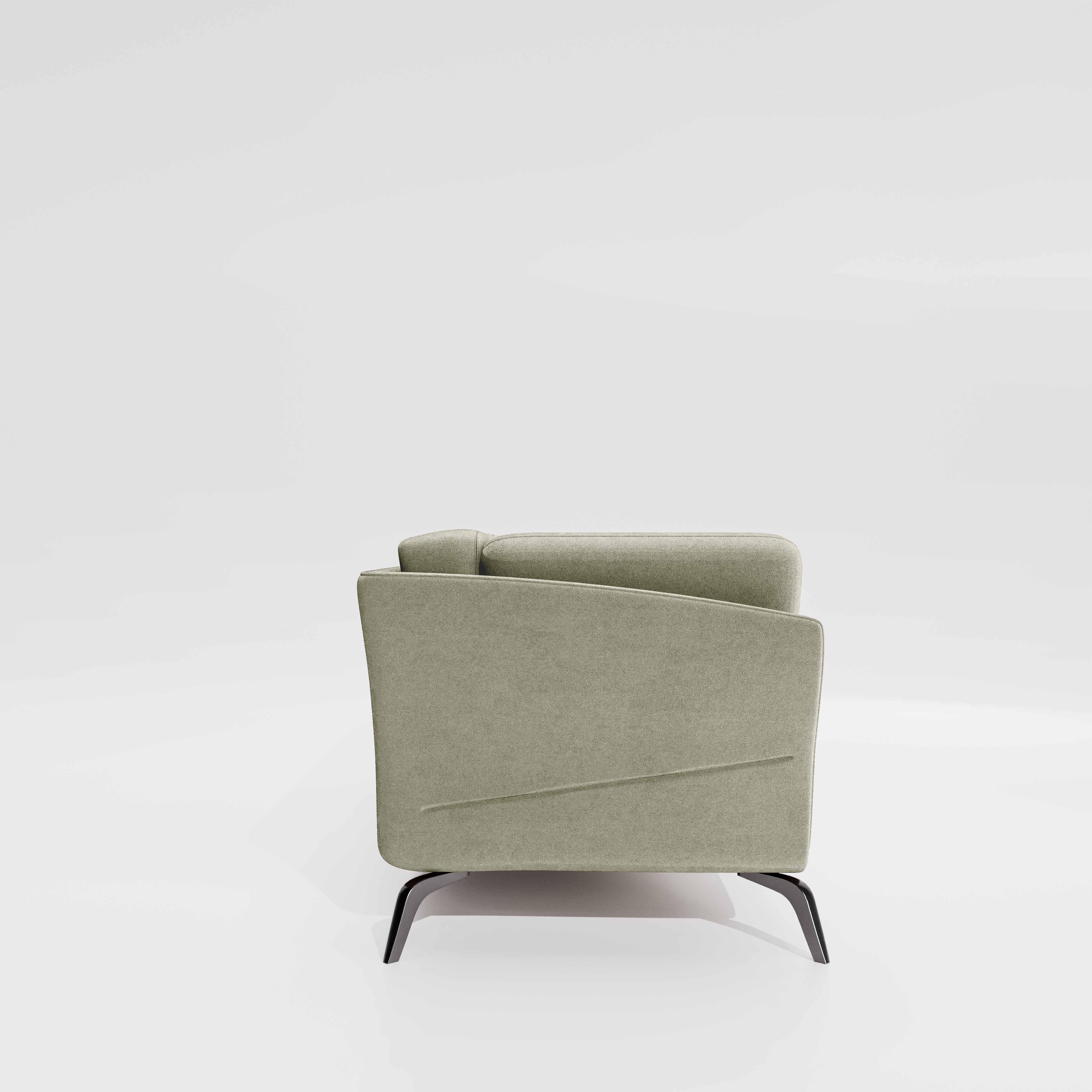 Symphony 1 Seater Water & Stain Repellent Fabric - Pistachio Shell - Image 5