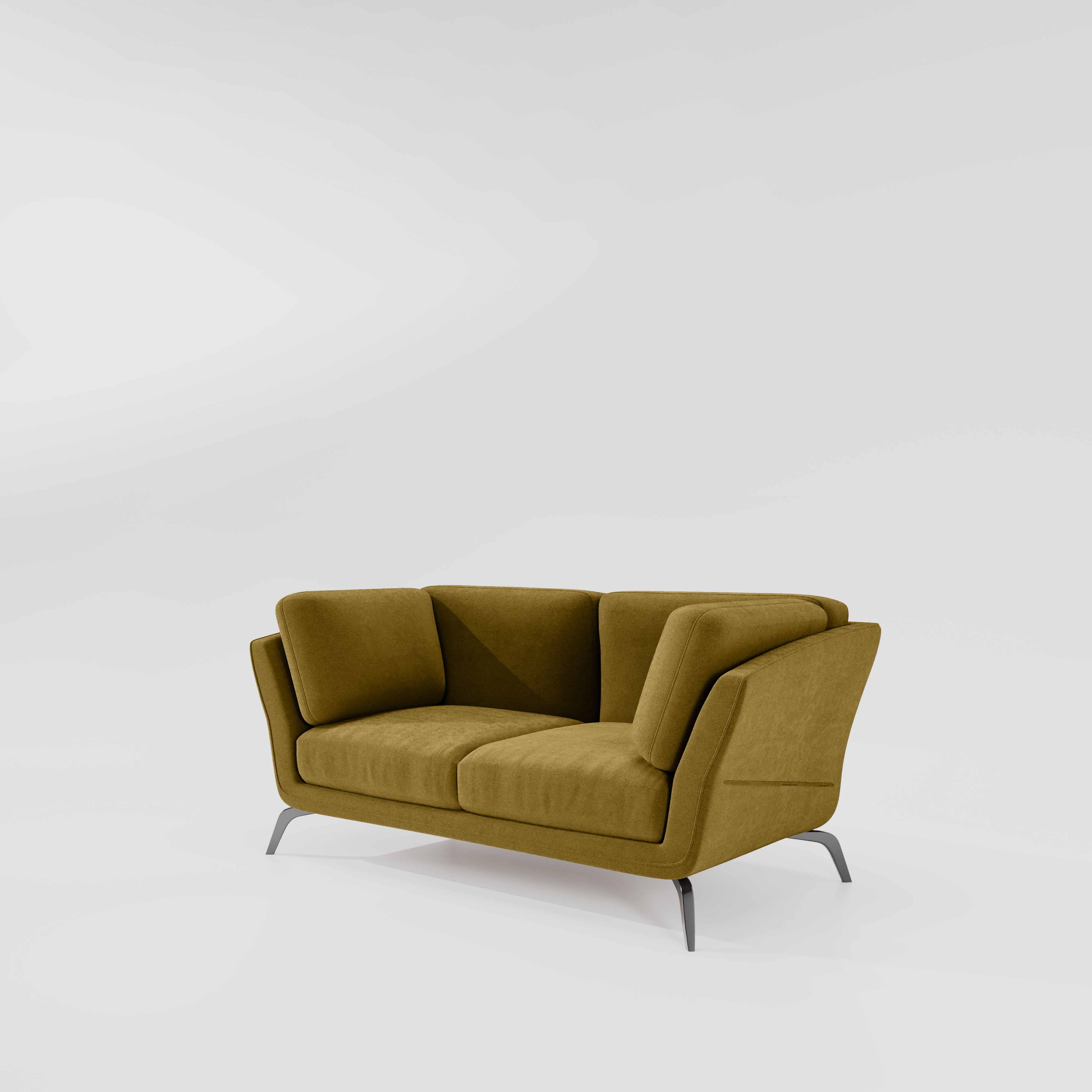 Symphony 2 Seater Water & Stain Repellent Fabric - Honey - Image 4