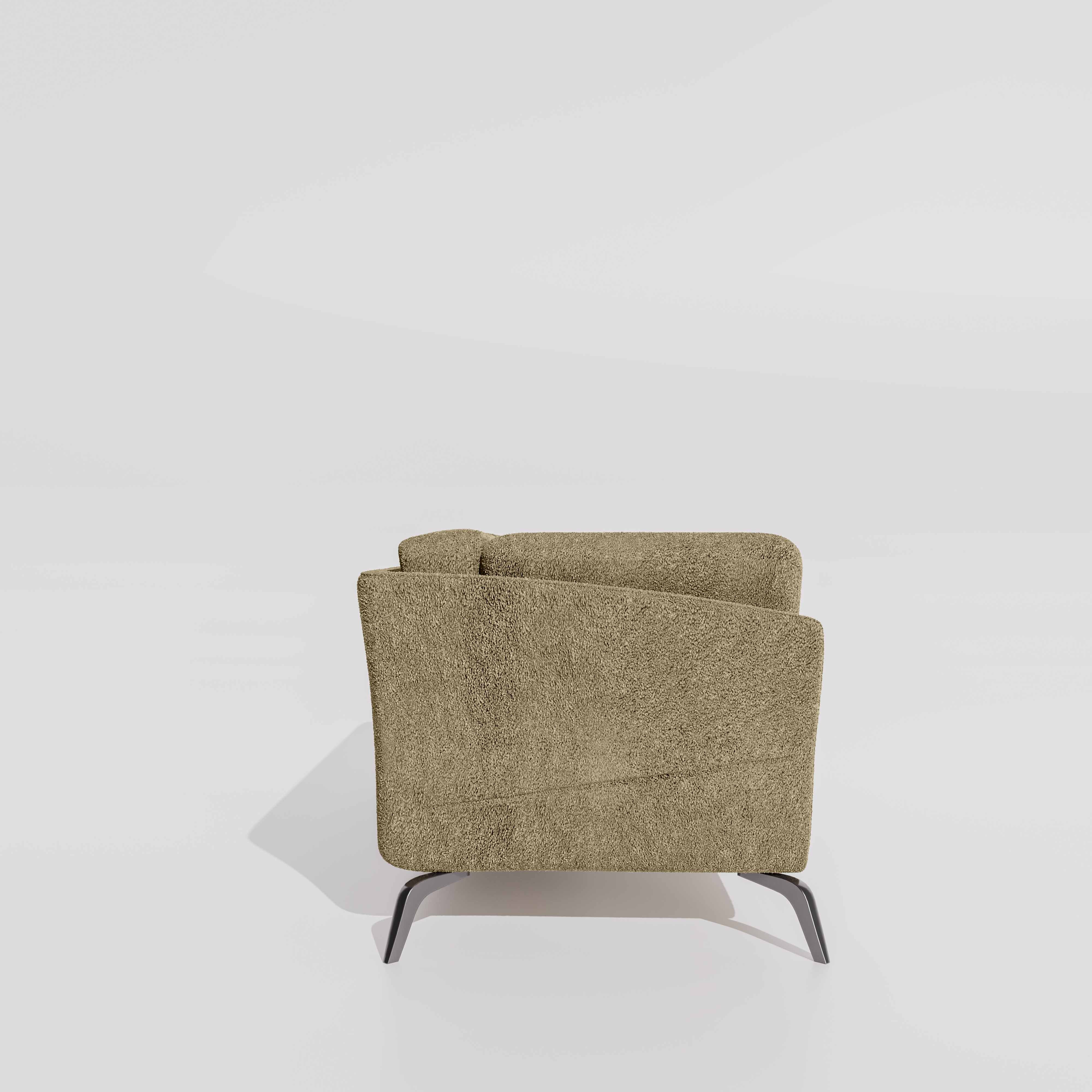 Symphony 2 Seater Boucle Fabric - Irish Cream - Image 5