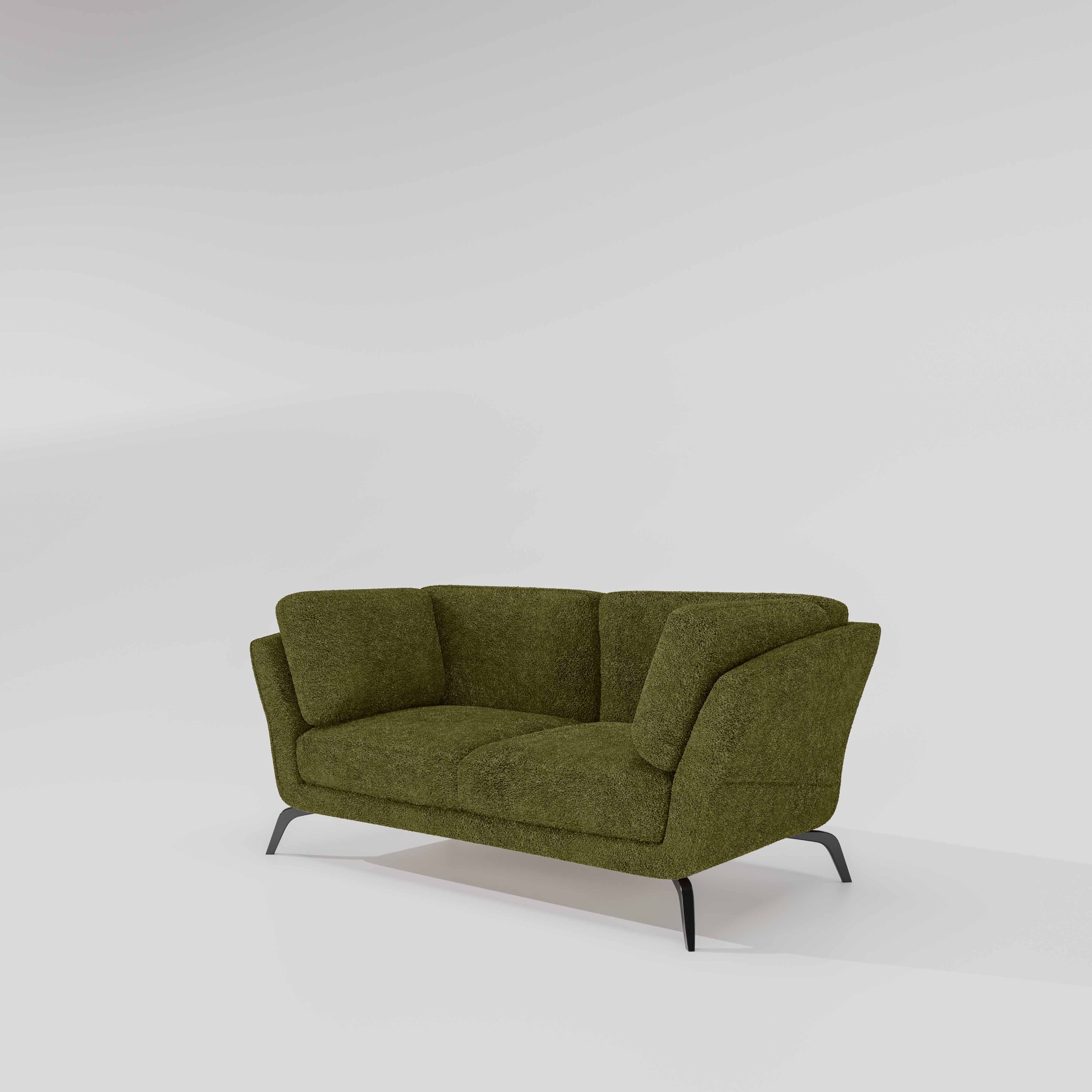 Symphony 2 Seater Boucle Fabric - Dried herb - Image 4