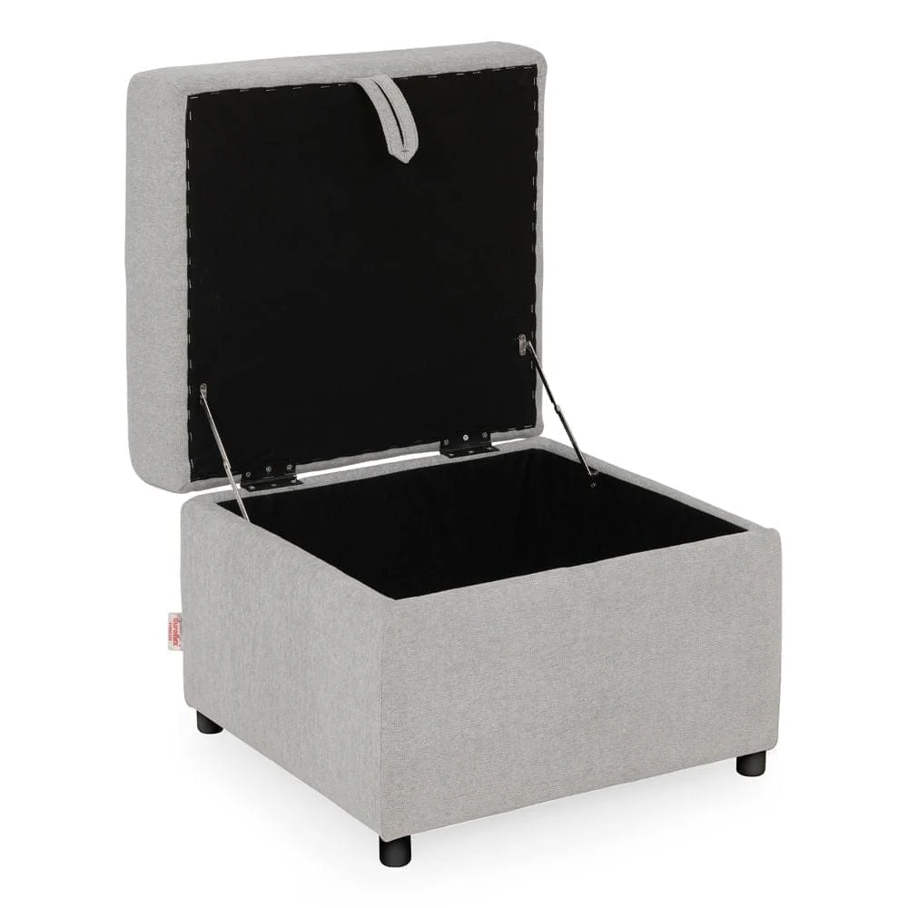 Cloudy Gray Ottoman - Image 9