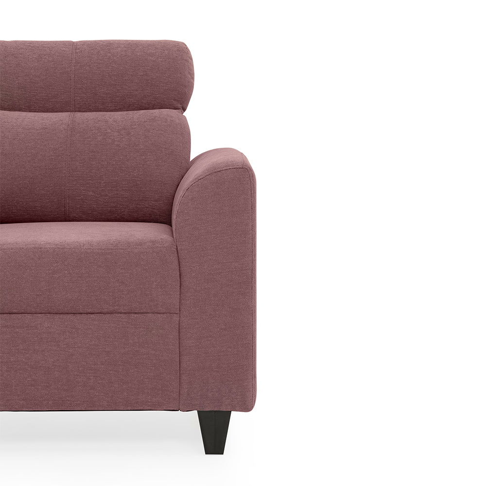 Zivo Plus Dusky Pink Fabric 1 seater Sofa - Image 6