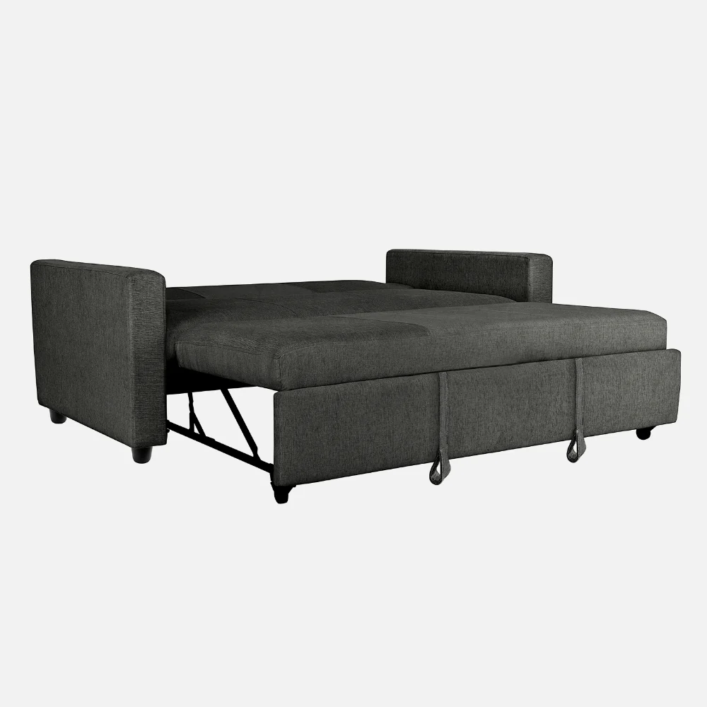 Ease Graphite Grey Fabric Sofa cum Bed - Image 12