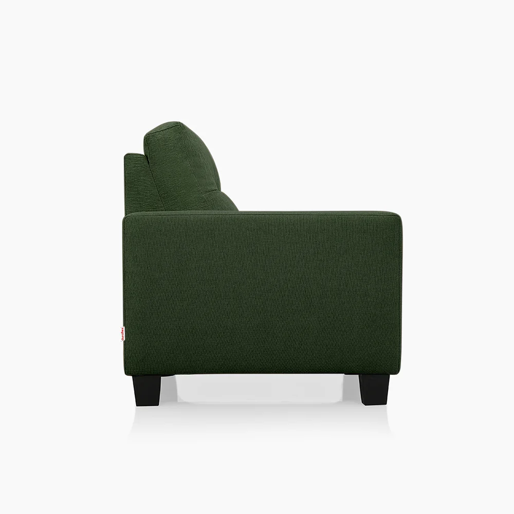 Ease Green Fabric 1 seater sofa - Image 7