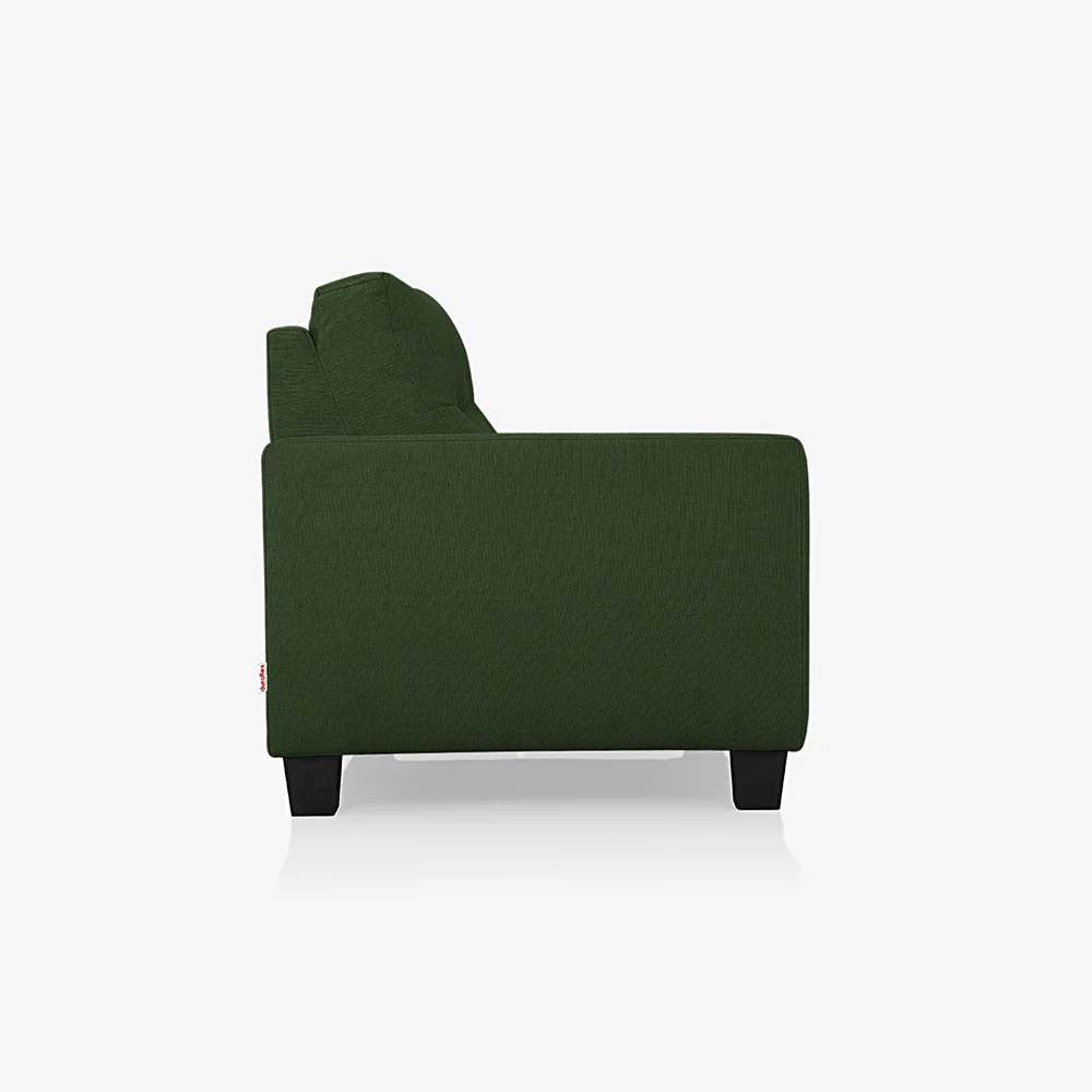 Ease Green Fabric 2 Seater Sofa - Image 8