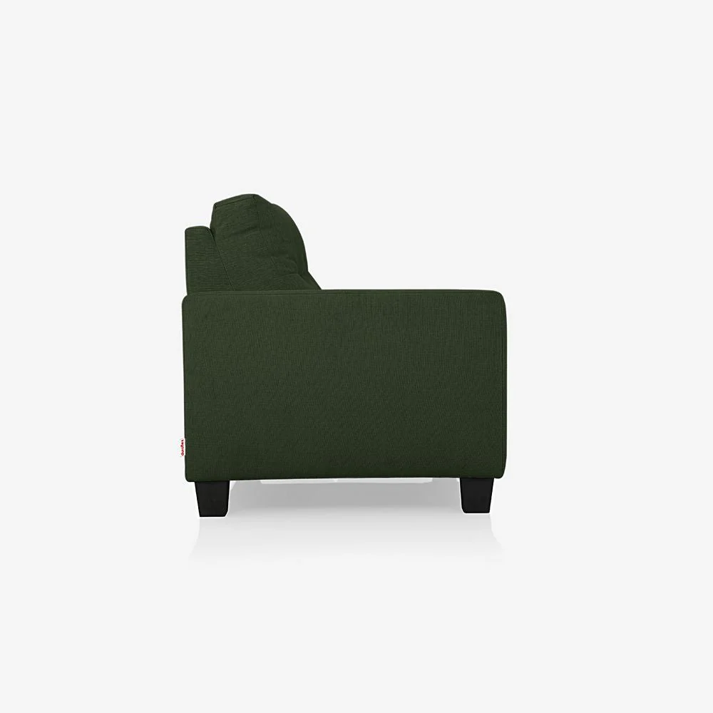 Ease Green Fabric 3 Seater Sofa - Image 7