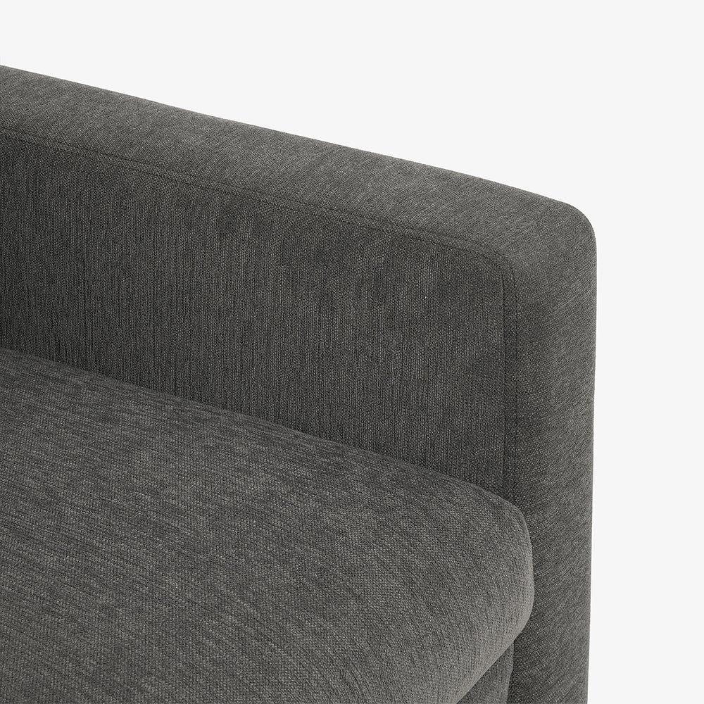 Ease Grey Fabric 2 Seater Sofa - Image 6