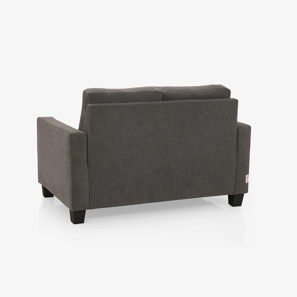 Ease Grey Fabric 2 Seater Sofa - Image 9