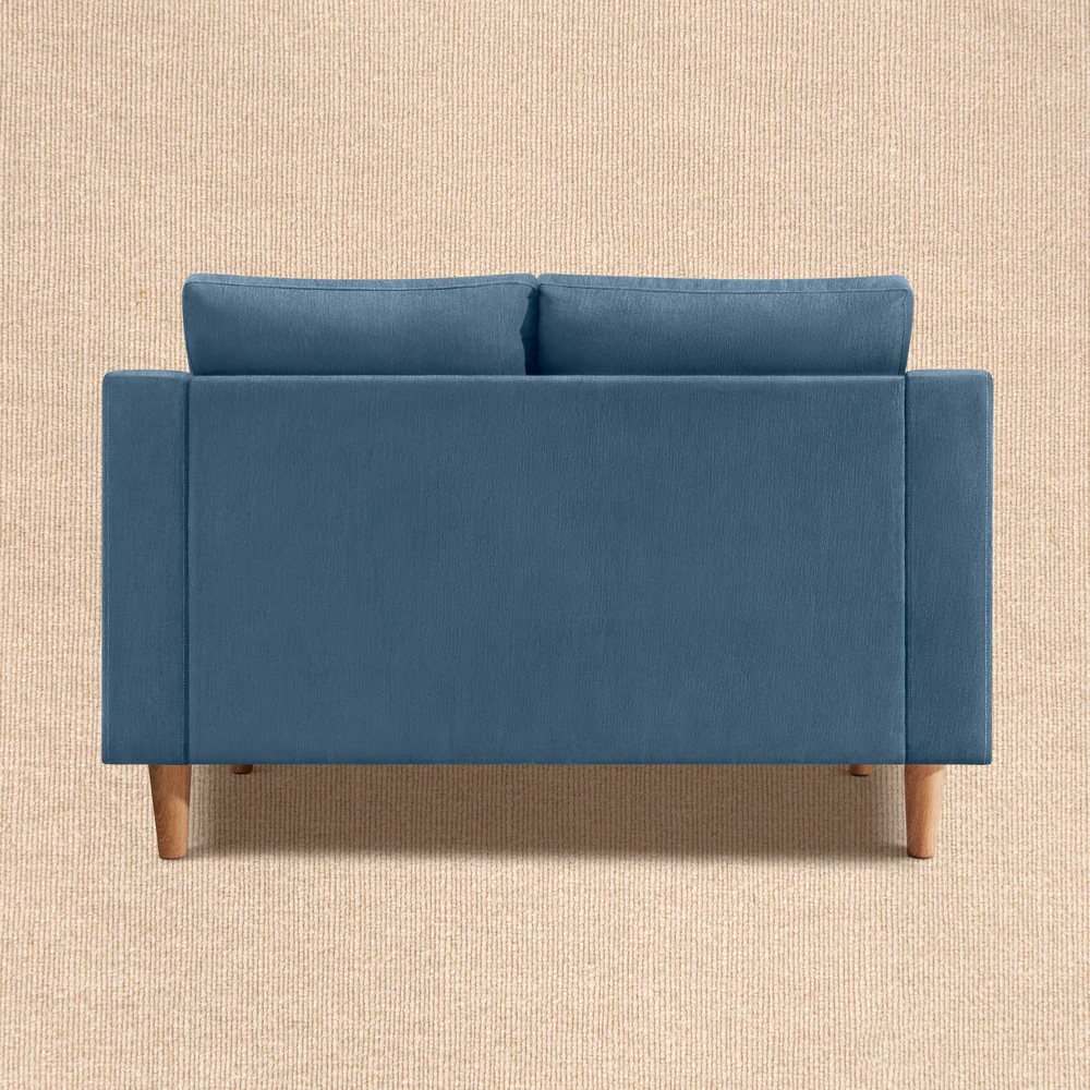 Ease Plus Blue Fabric 2 seater sofa - Image 7