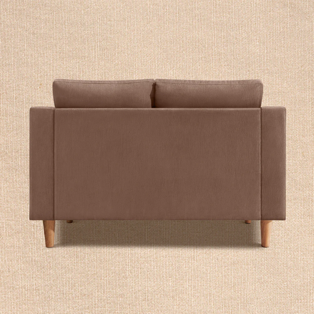 Ease Plus Brown Fabric 2 seater sofa - Image 7