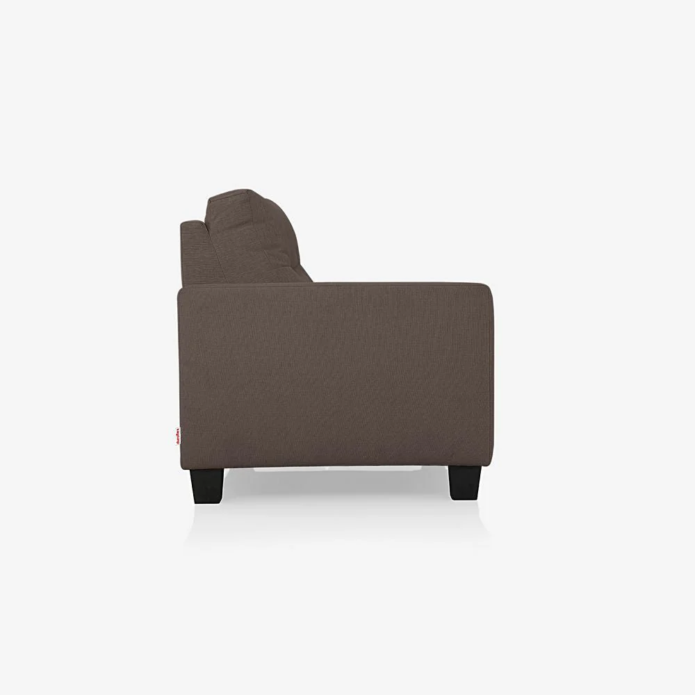 Ease Saddle Brown Fabric 3 Seater Sofa - Image 7