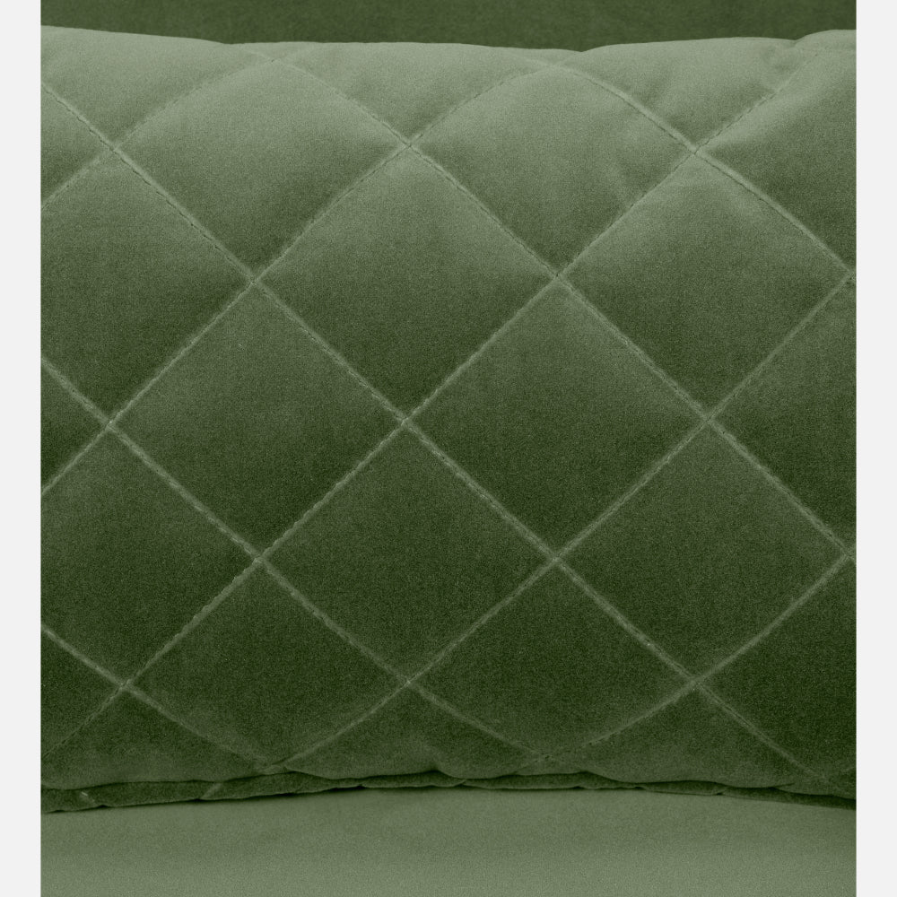 Eden Jade Green Fabric 2 Seater Sofa With Lounger - Image 8