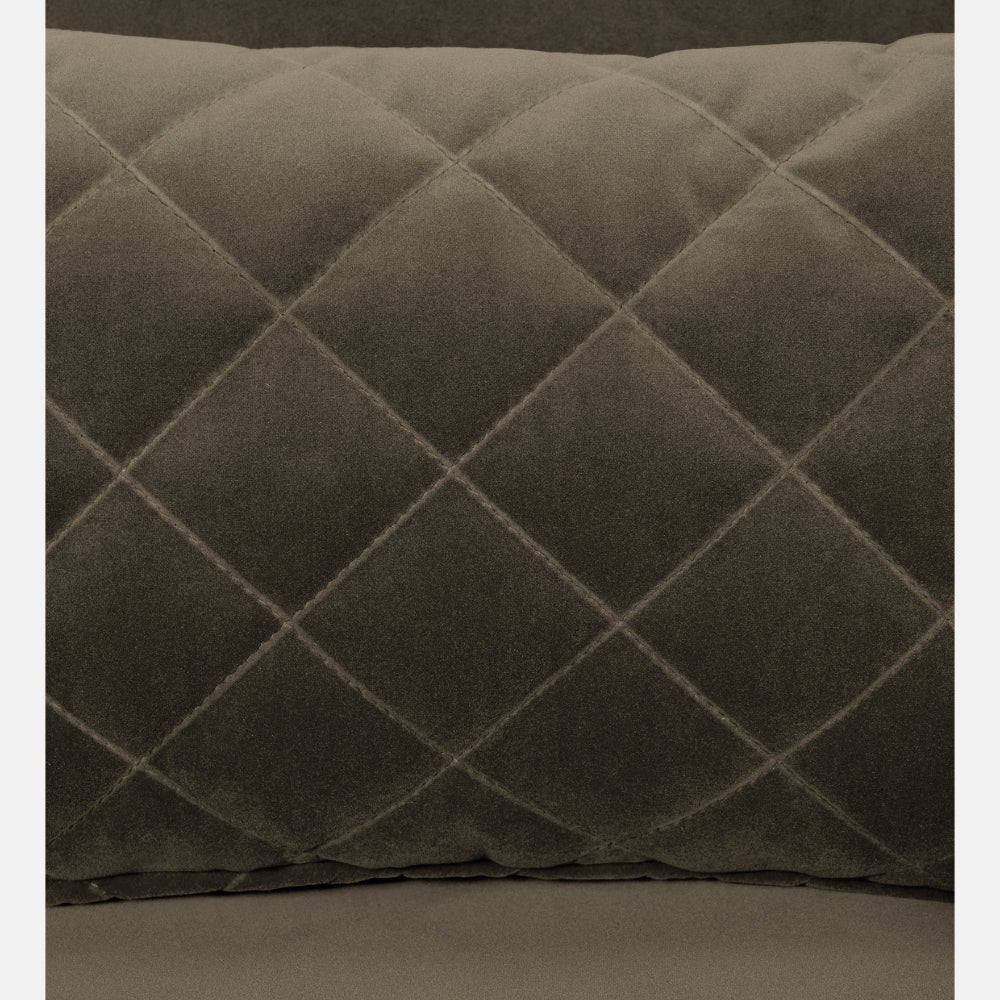 Eden Quartz Brown Fabric 2 Seater Sofa - Image 6