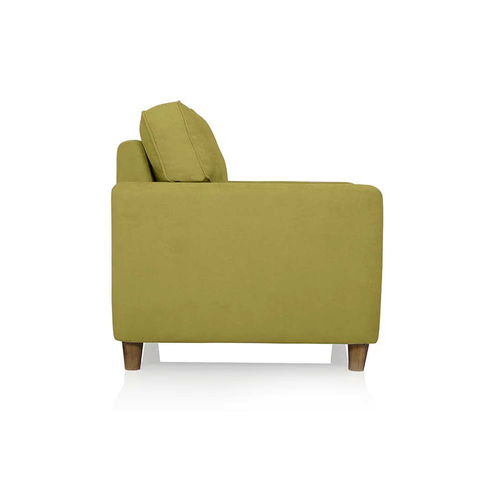 Utopia Green Fabric 1 seater sofa - Image 7