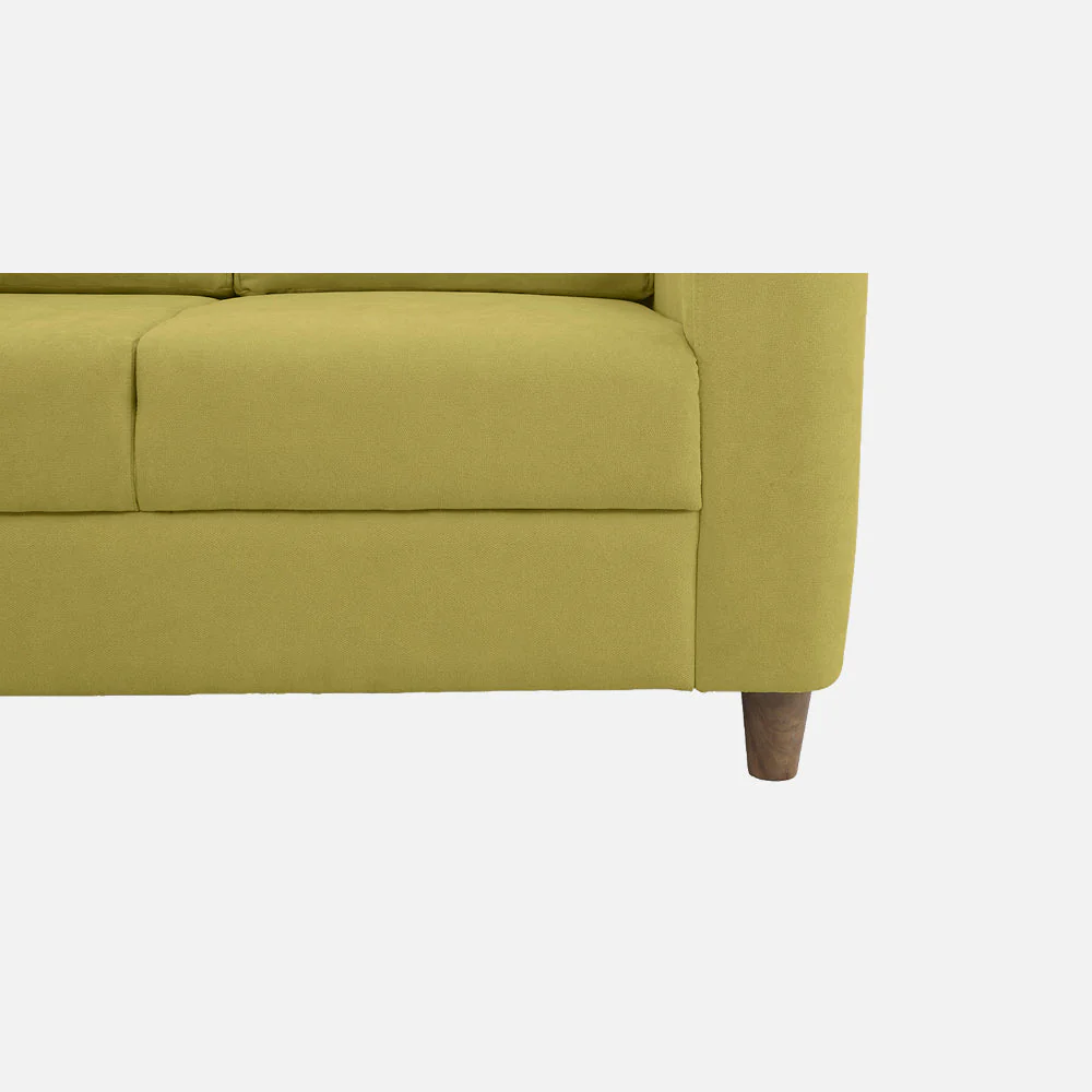 Utopia Green Fabric 3 Seater Sofa - Image 5