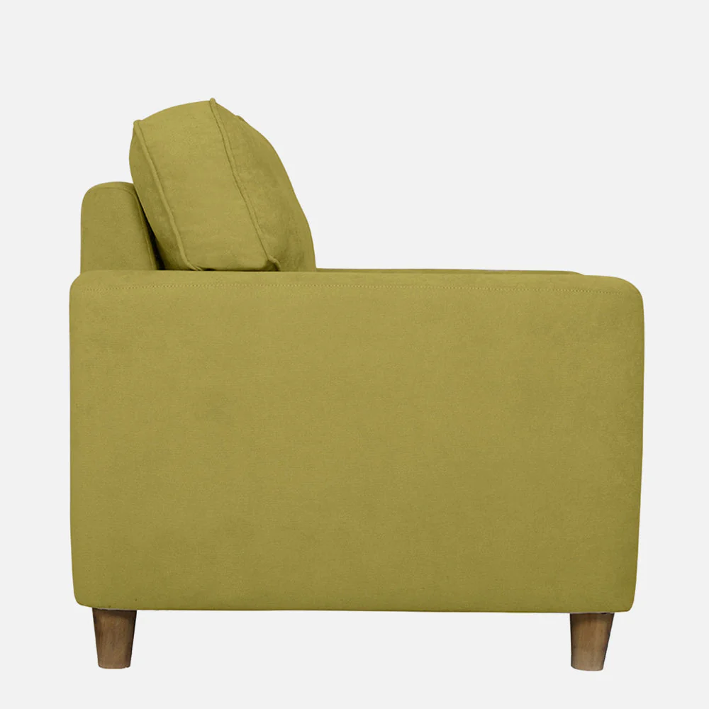Utopia Green Fabric 3 Seater Sofa - Image 6