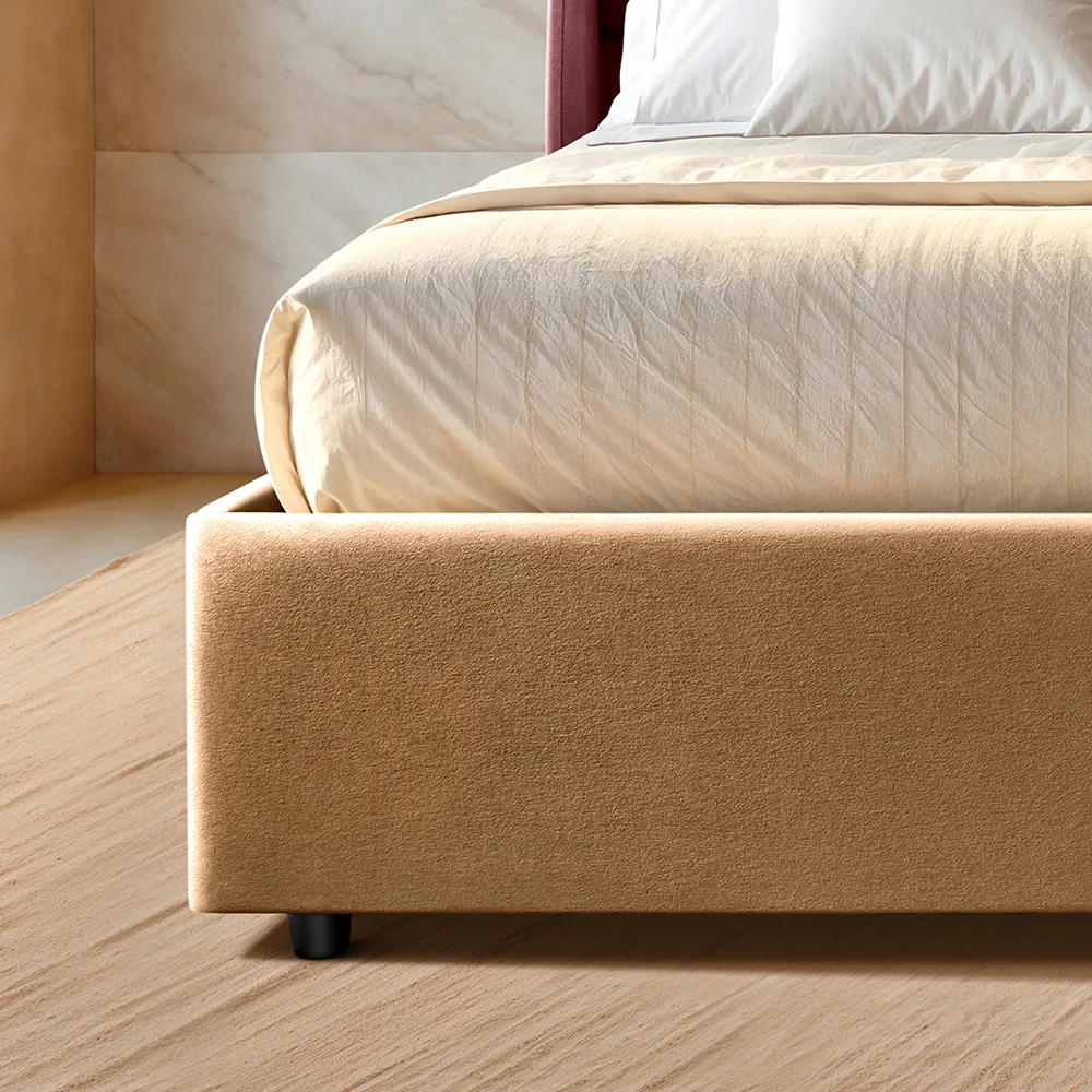 Wave Plus Adjustable Bed Celeste Upholstered Bed (Brown)+ Wave Kinect Reva Mattress 8"(20.3cm) - Image 7