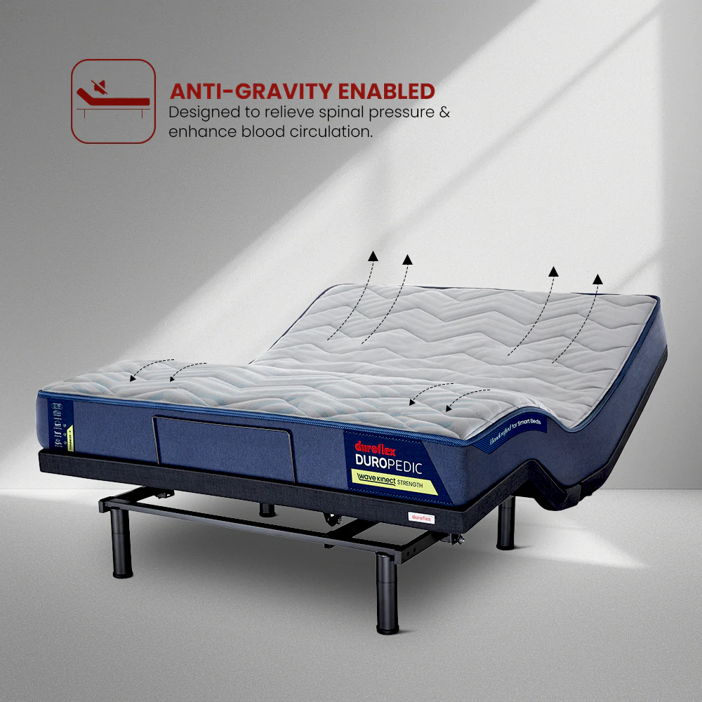 Wave Plus Adjustable Bed with Wave Kinect Strength Mattress - Image 4