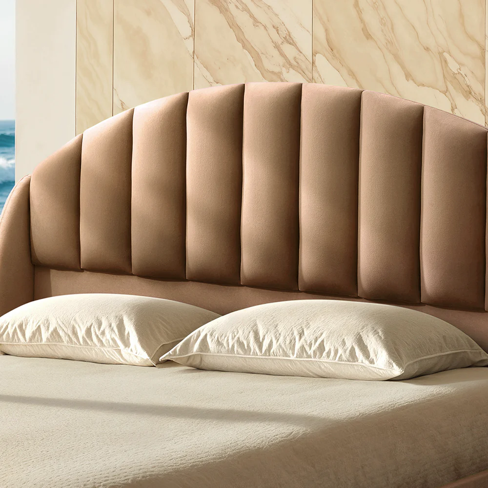 Wave Plus Adjustable Bed with Celeste Upholstered Bed and Livein Duropedic - Brown - Image 5