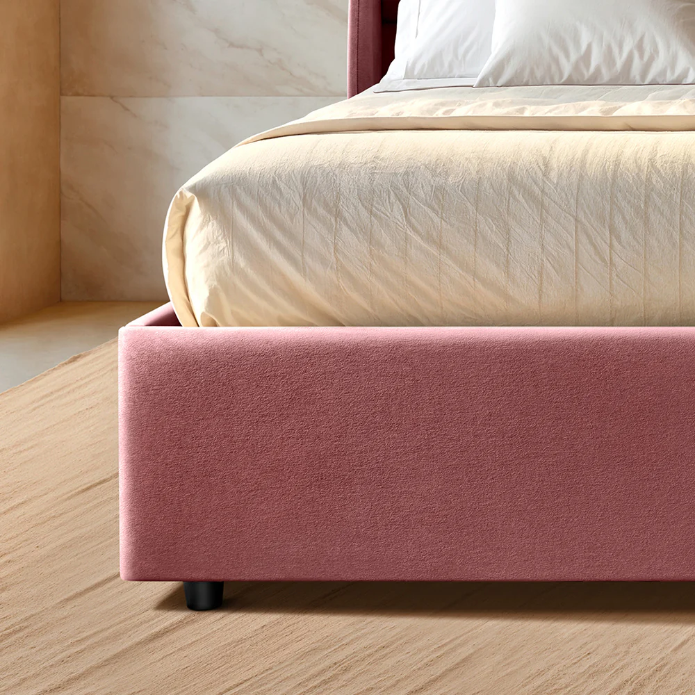Wave Plus Adjustable Bed with Celeste Upholstered Bed and SuperGrid - Pink - Image 7