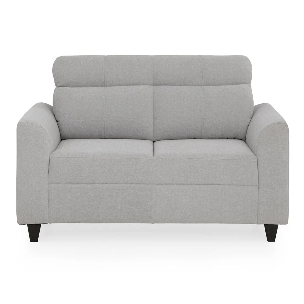 Zivo Plus Cloudy Gray Fabric 2 Seater Sofa - Image 2