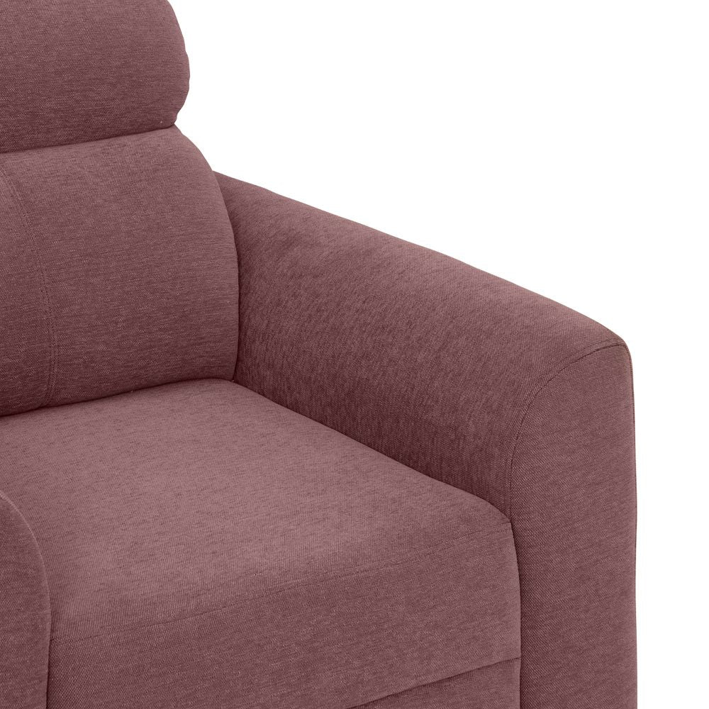 Zivo Plus Dusky Pink Fabric 2 Seater Sofa - Image 7