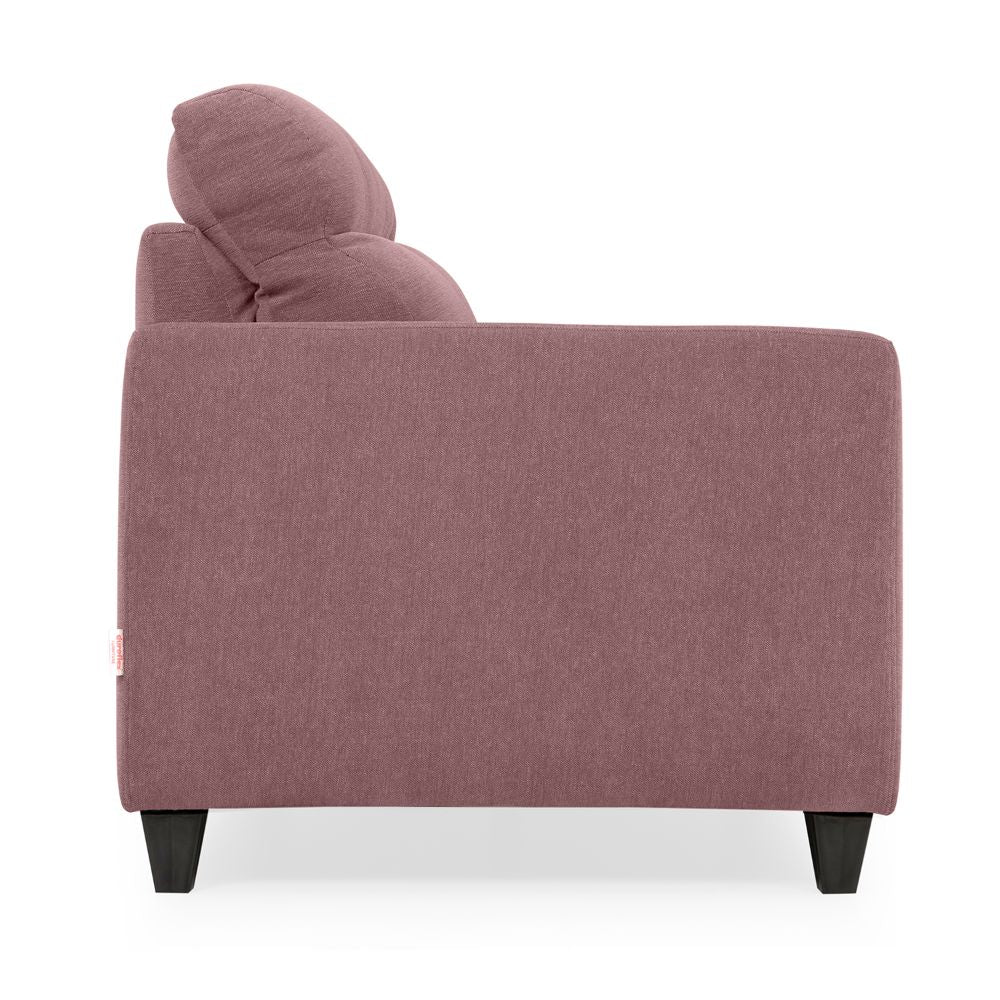Zivo Plus Dusky Pink Fabric 2 Seater Sofa - Image 9